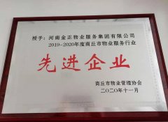 2020先进企业